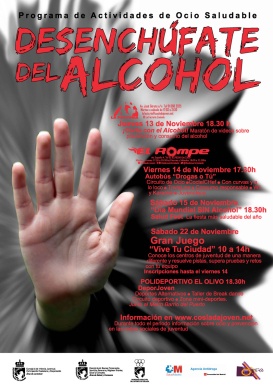 Programación detallada de '¡Desenchúfate del Alcohol!' (Click en la imagen para ampliar).